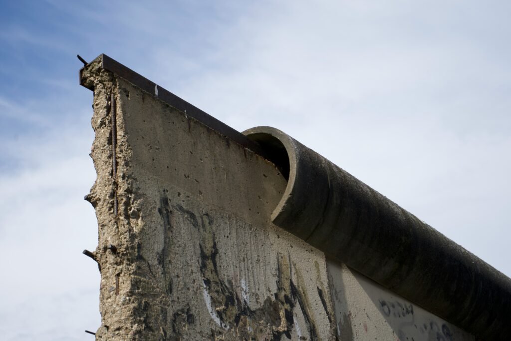 The Berlin Wall.