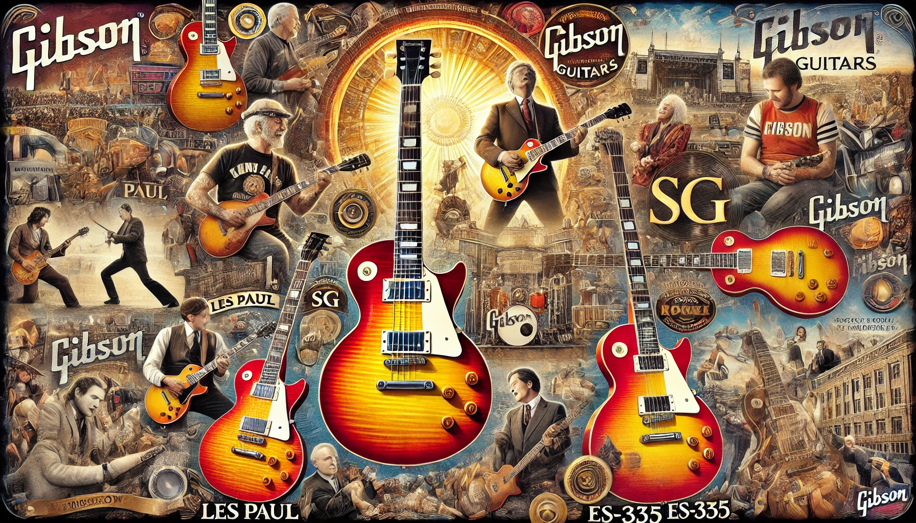 Gibson Legends Rock: Exploring Les Paul, SG & ES-335 Impact