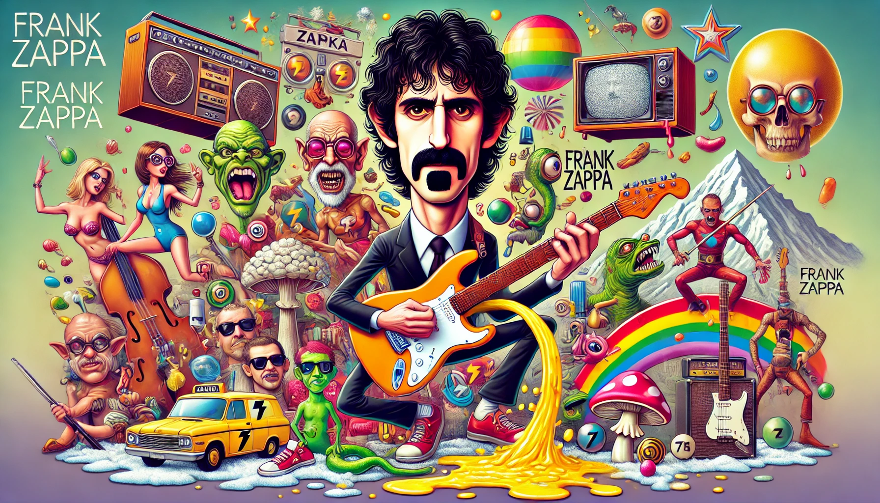 How Frank Zappa Used Humor to Redefine Music and Social Commentary