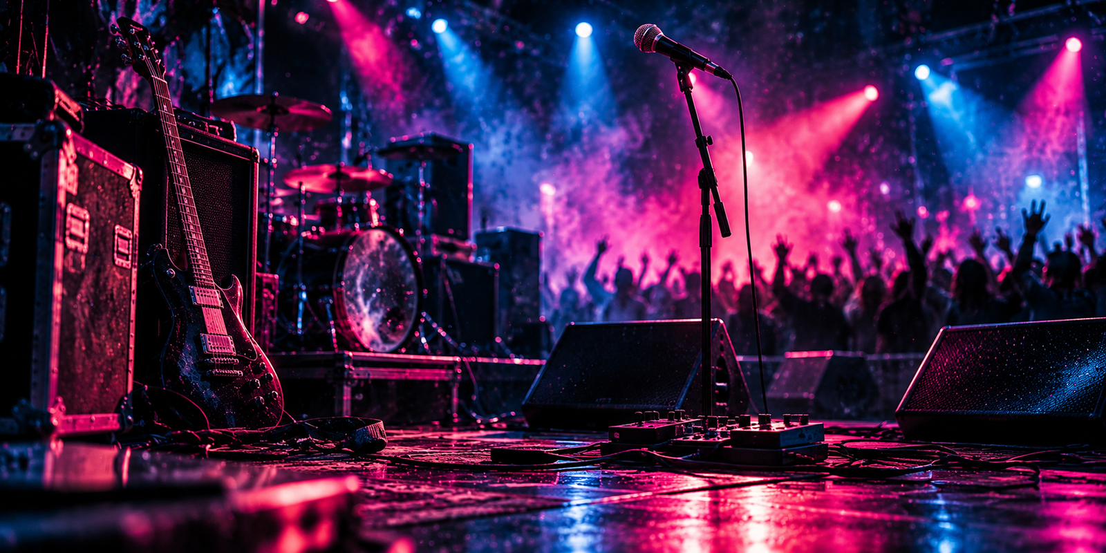 Concert stage representing Tune Tempest artist features